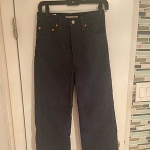 RIBCAGE STRAIGHT ANKLE CORDUROY PANTS
